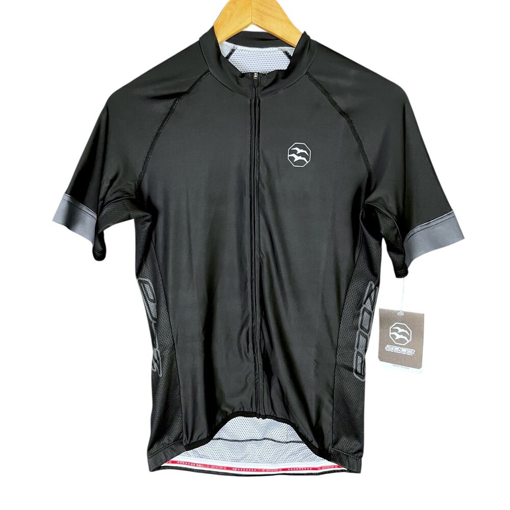 Zoca Cycling Jersey Top Women's Large Full Zip Albatross Race Cut Biking NWT